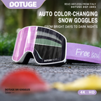 Halo Photochromic Ski Goggles