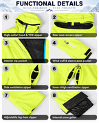 Alpine Access One-Piece Ski Suit — Functional details