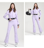 Alpine Belted Stretch One-Piece Ski Suit source product view 1