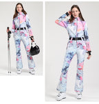 Alpine Belted Stretch One-Piece Ski Suit source product view 6