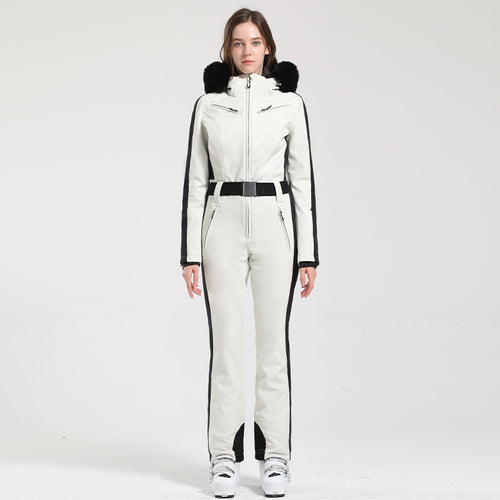 Alpine Contour Belted One-Piece Ski Suit