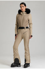Alpine Diamond-Panel One-Piece Ski Suit detail view 16