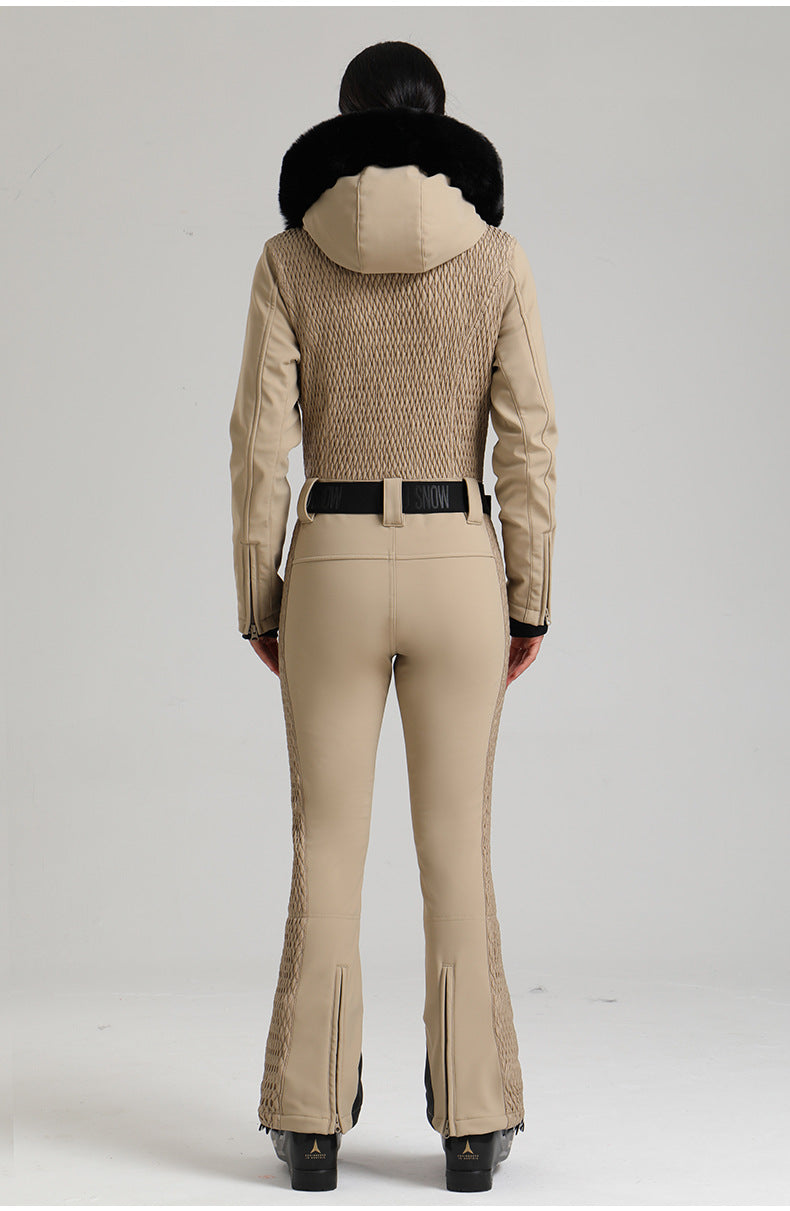 Alpine Diamond-Panel One-Piece Ski Suit detail view 17