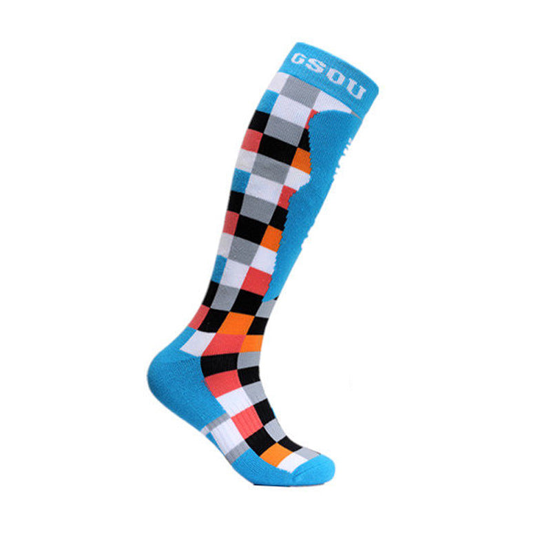 Alpine Insulated Ski Socks — Men's Color Grid front color image