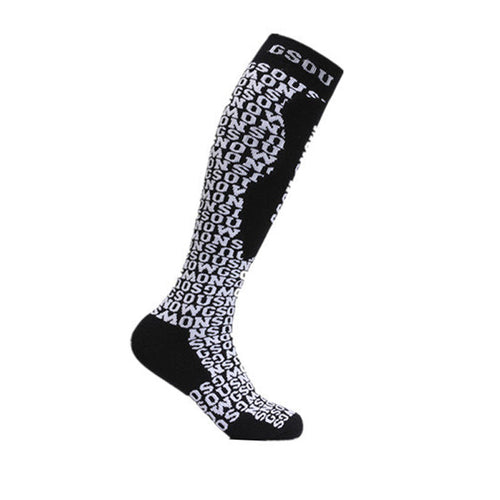Alpine Insulated Ski Socks — Men's Letter front color image