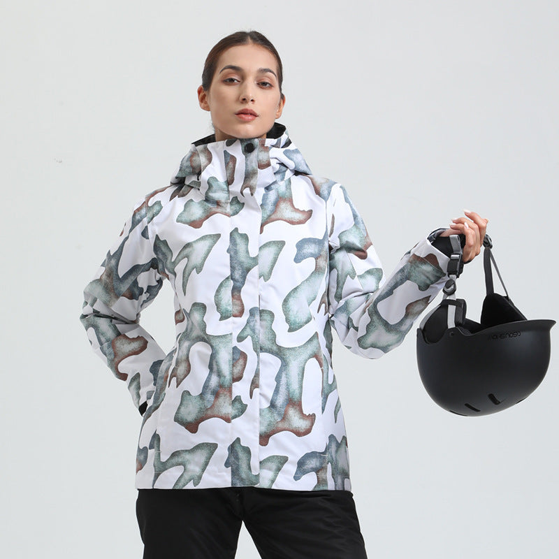 Alpine Print Insulated Snow Jacket — product view 2