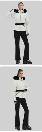 Alpine Stretch Belted Snow Jacket source product view 5