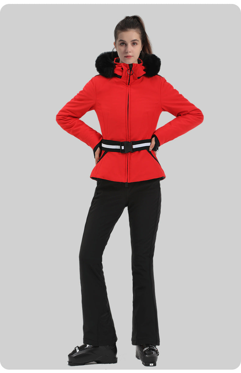 Alpine Stretch Belted Snow Jacket source product view 8