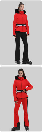 Alpine Stretch Belted Snow Jacket source product view 9