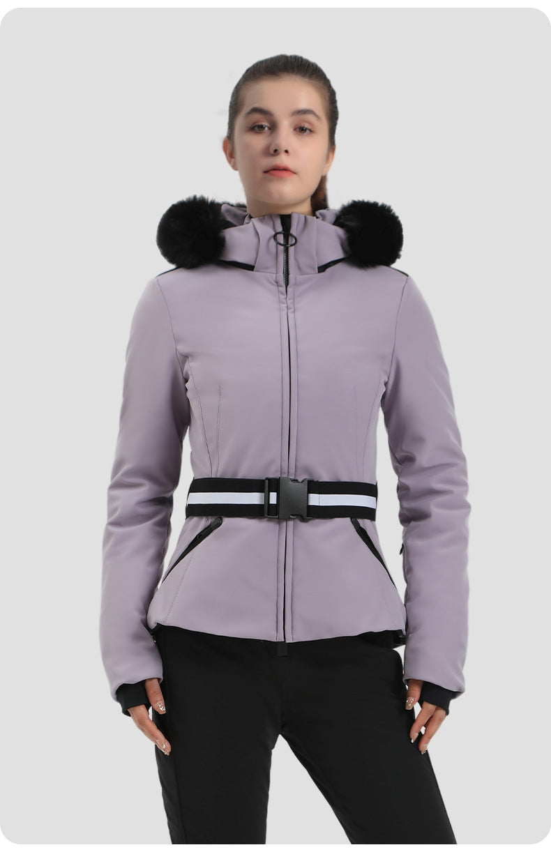 Alpine Stretch Belted Snow Jacket source product view 10
