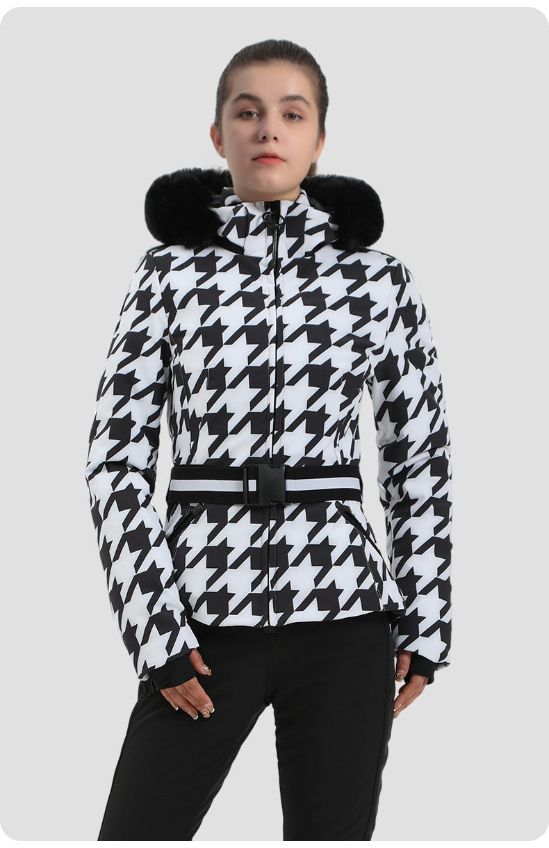 Alpine Stretch Belted Snow Jacket source product view 12