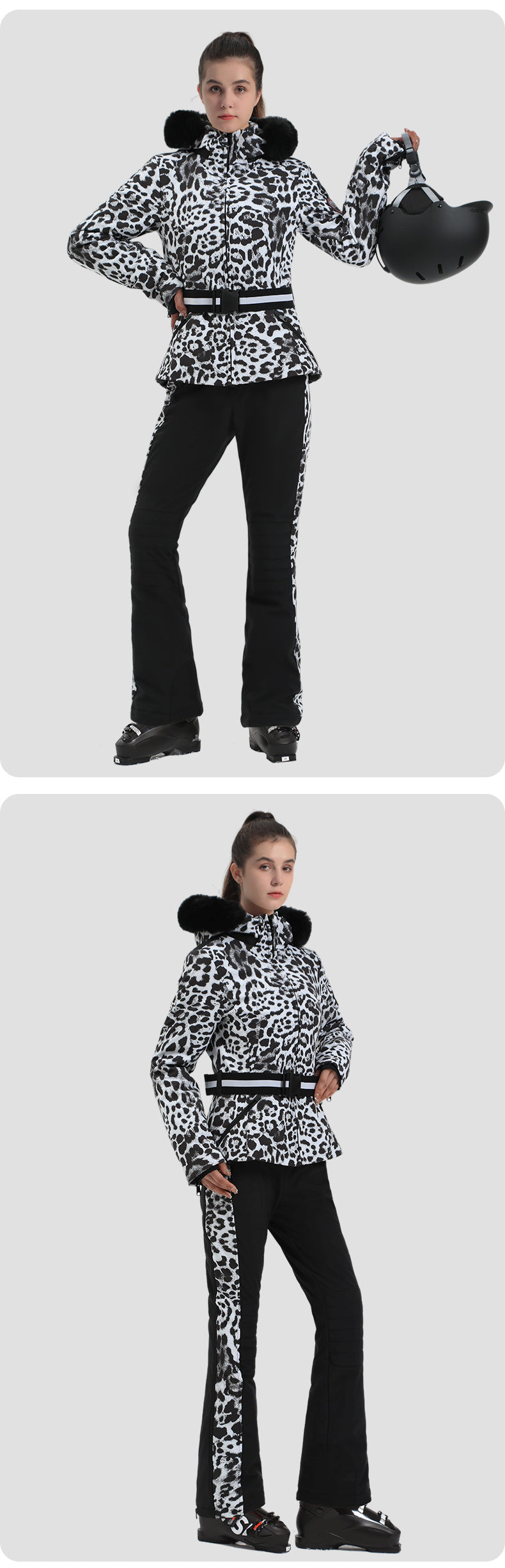 Alpine Stretch Belted Snow Jacket source product view 15