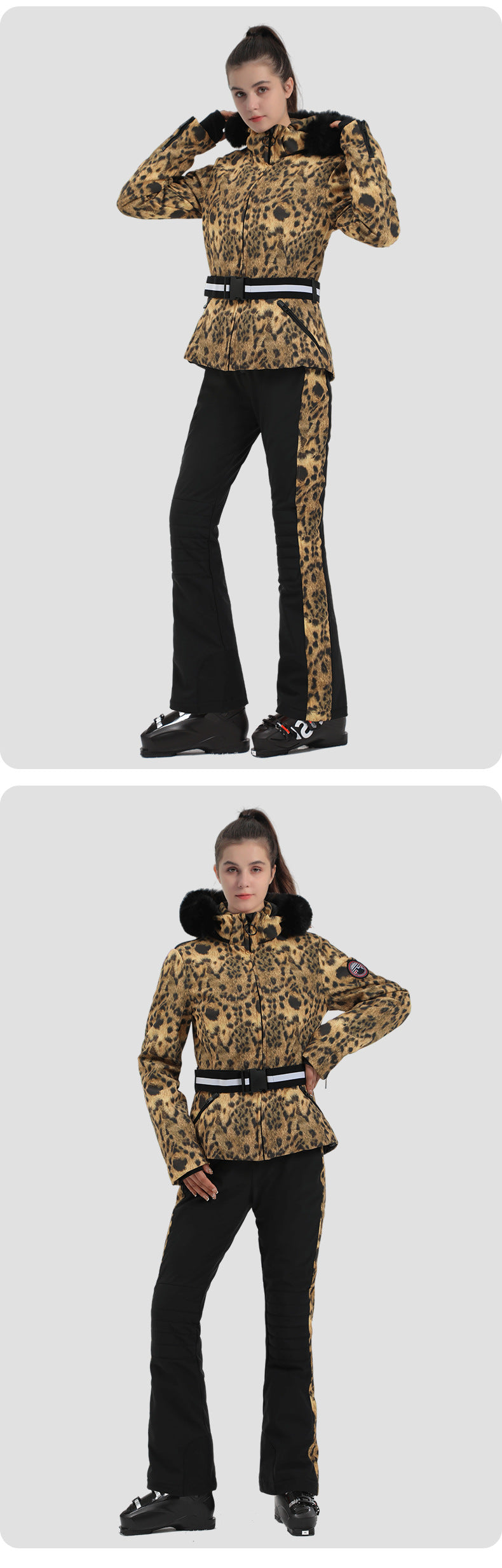 Alpine Stretch Belted Snow Jacket source product view 19
