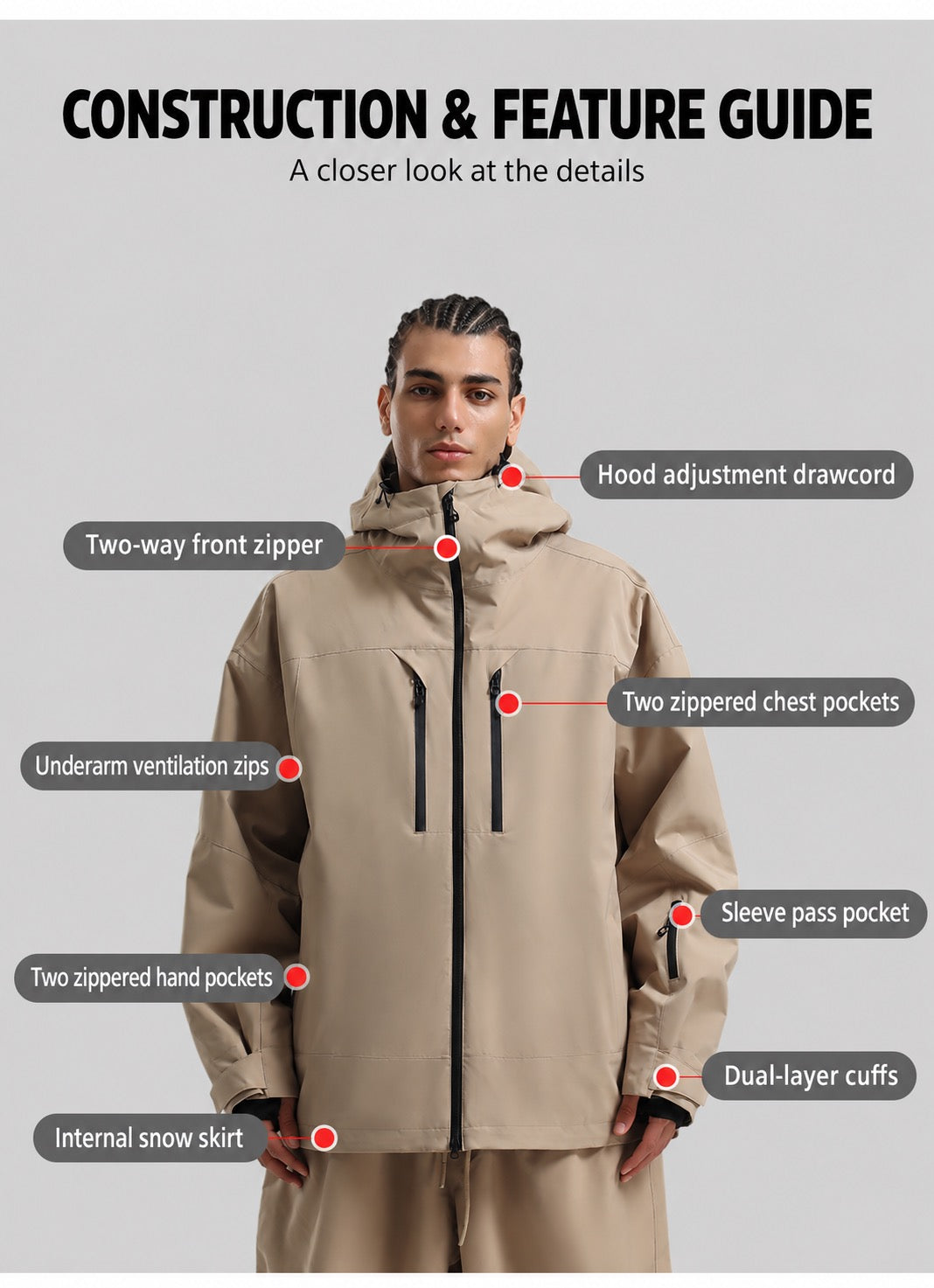 Apex 15K Relaxed Snow Jacket