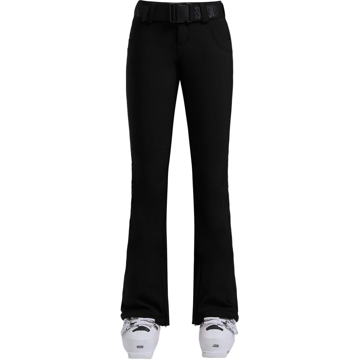Aurora Stretch Contour Snow Pants — Black front color image