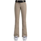Aurora Stretch Contour Snow Pants — Khaki front color image