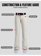 Aurora Stretch Contour Snow Pants — construction overview