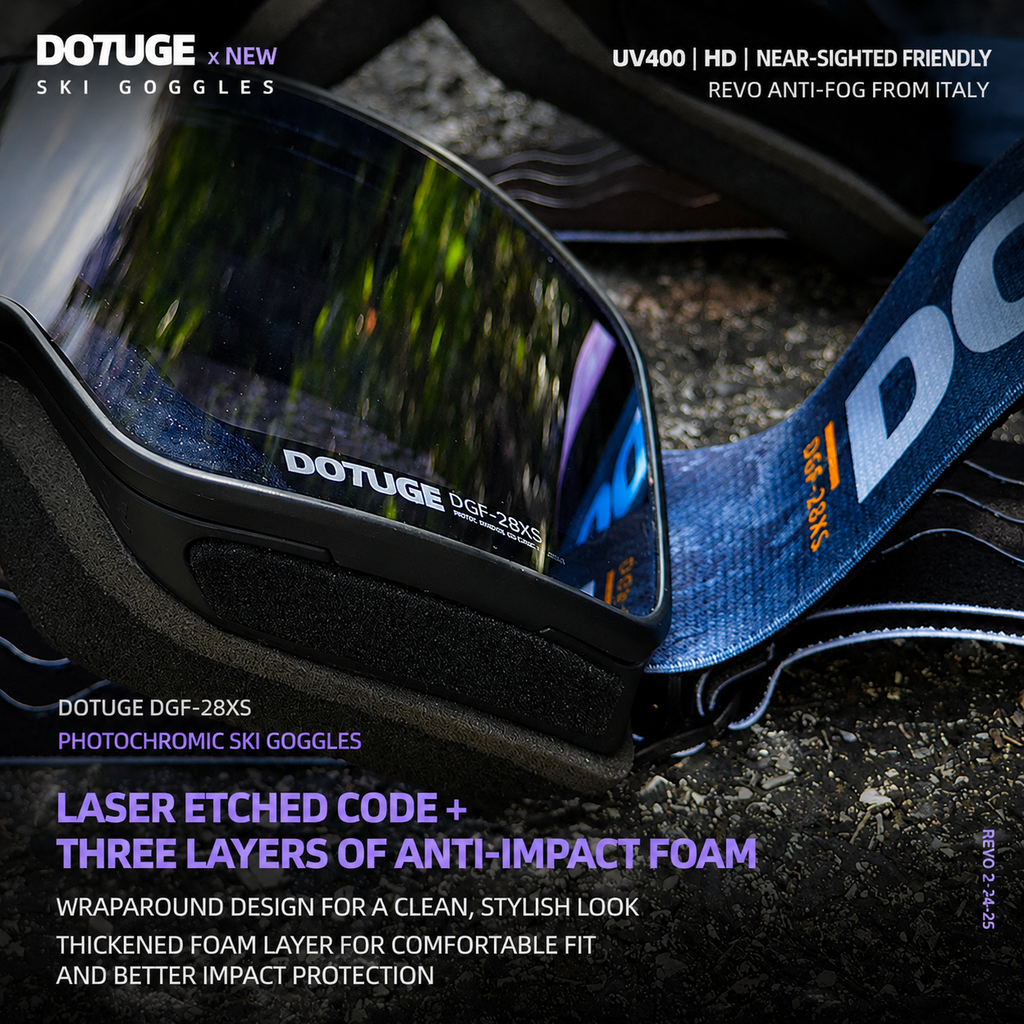 Halo Photochromic Ski Goggles