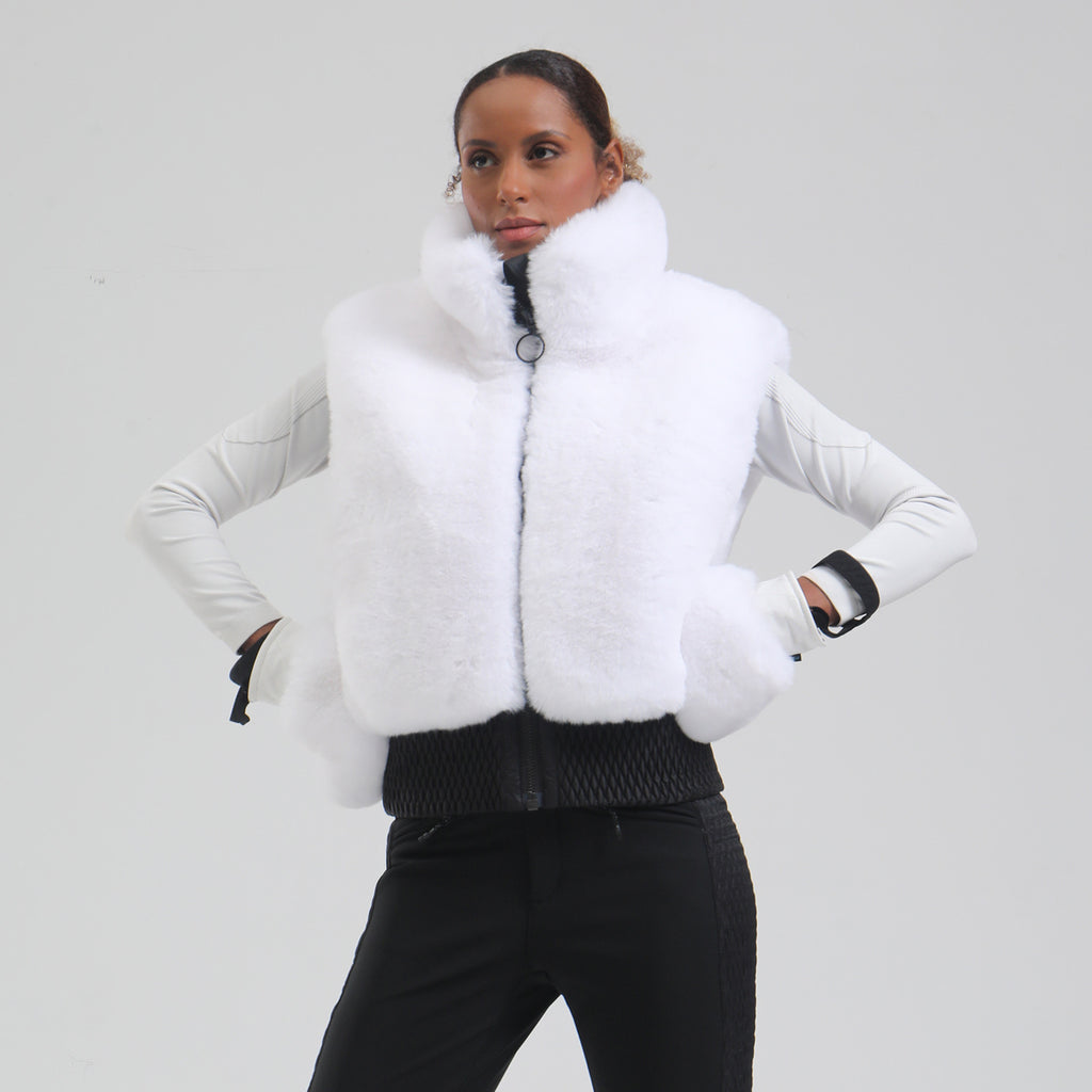 Chalet Faux-Fur Snow Vest product view 2