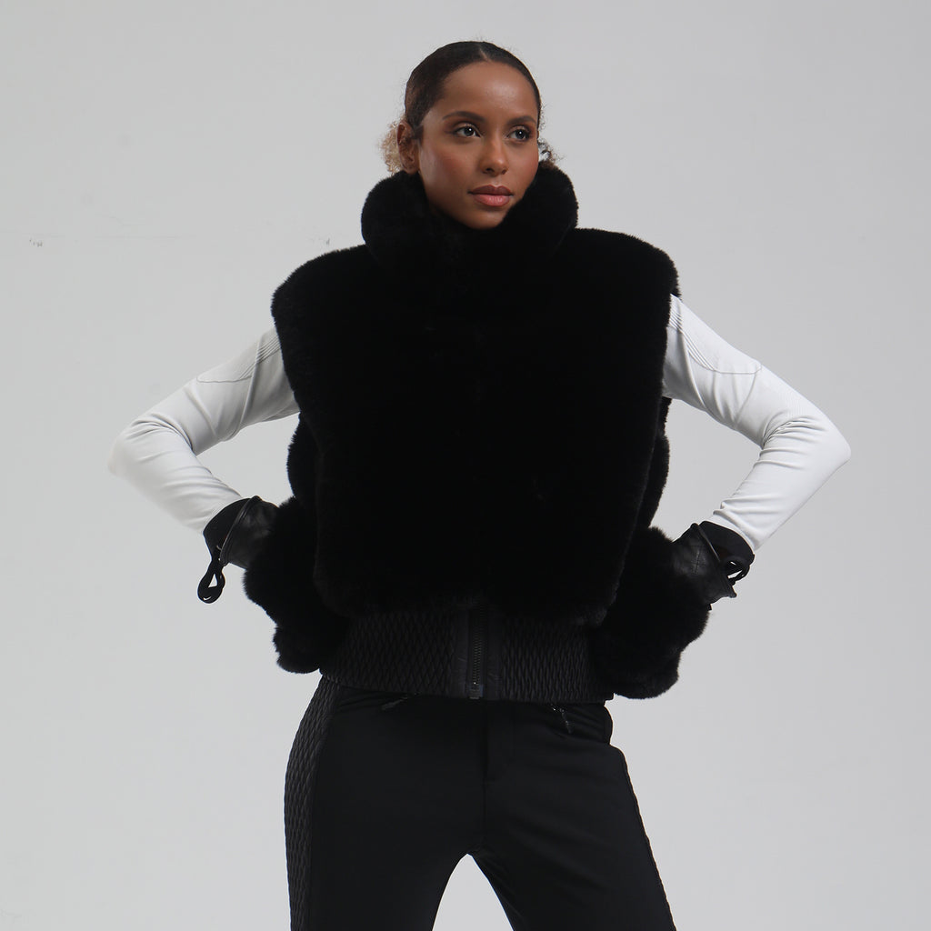 Chalet Faux-Fur Snow Vest product view 3