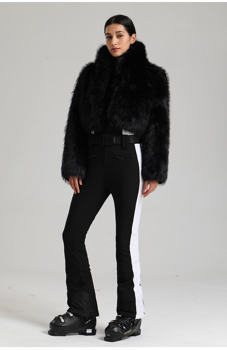 Chalet Faux-Fur Two-Piece Ski Set — detail view 16