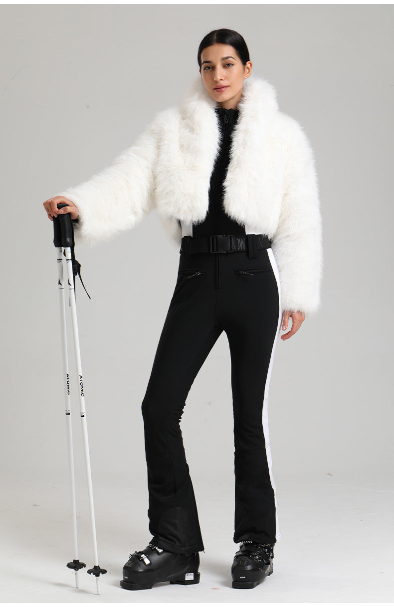 Chalet Faux-Fur Two-Piece Ski Set — detail view 19