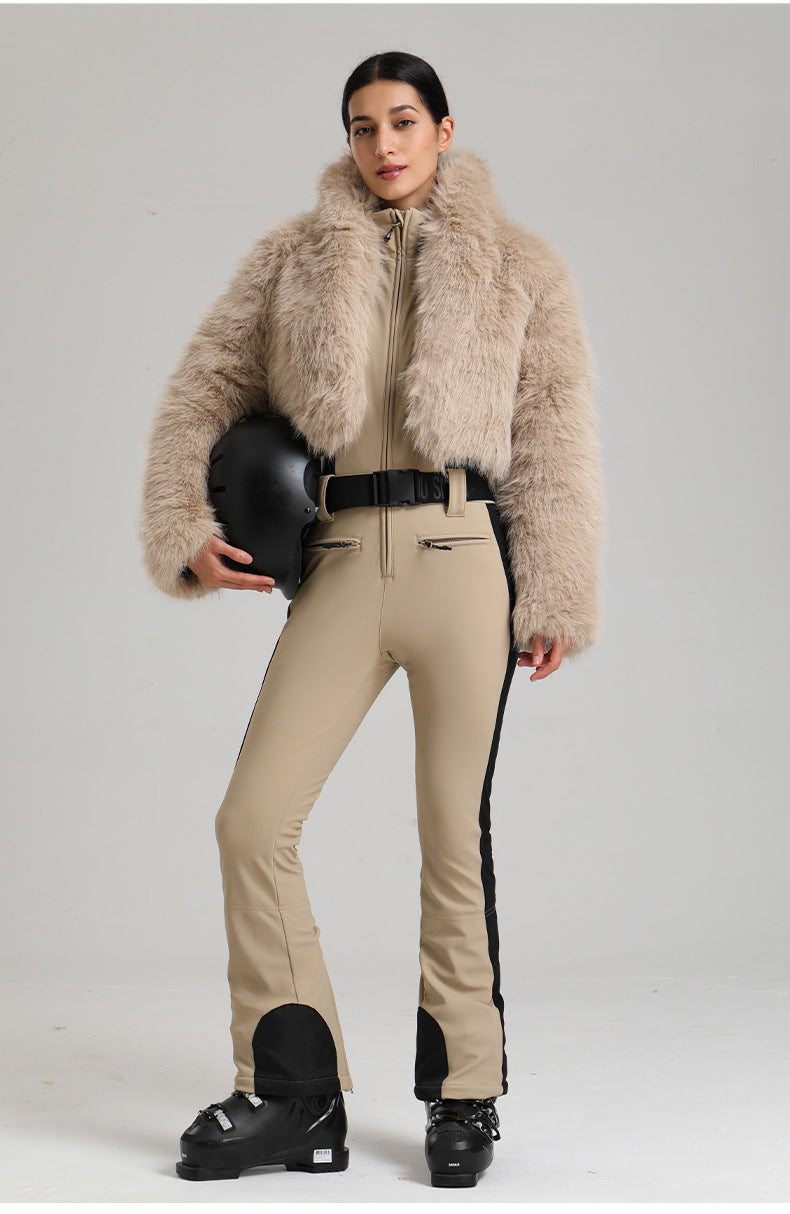 Chalet Faux-Fur Two-Piece Ski Set — detail view 23