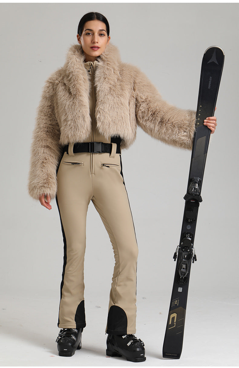 Chalet Faux-Fur Two-Piece Ski Set — detail view 24