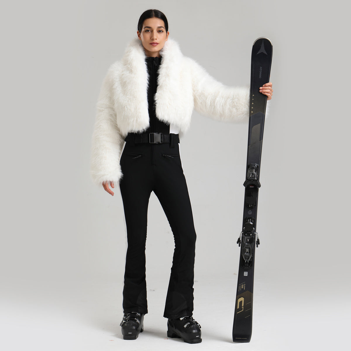 Chalet Faux-Fur Two-Piece Ski Set — product view 3