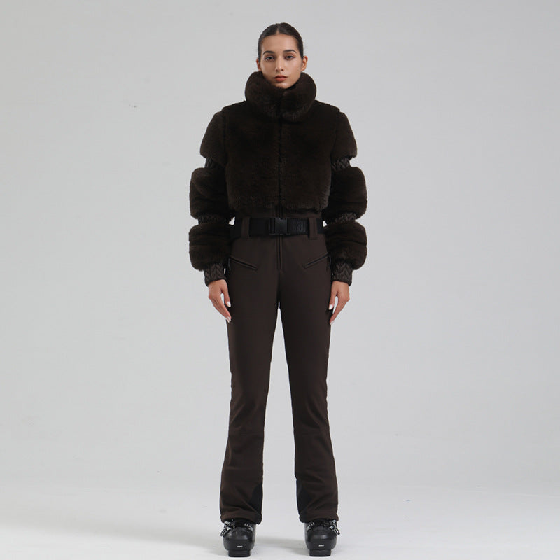Chalet Plush One-Piece Ski Suit