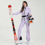 Contour Stretch Belted One-Piece Ski Suit — product view 4