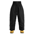Drawcord Utility Snow Pants — Black front color image