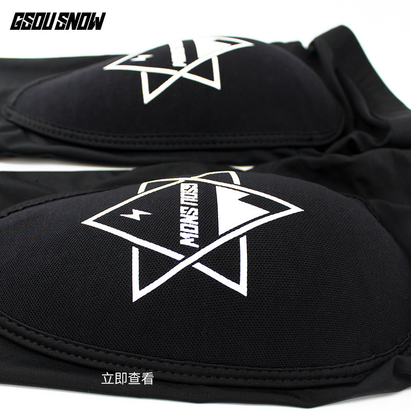 Drift Padded Snow Knee Guards — product view 4