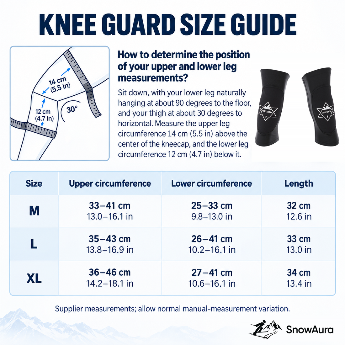 Drift Padded Snow Knee Guards — Construction & feature guide