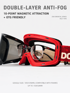 Peak Magnetic-Lens Ski Goggles