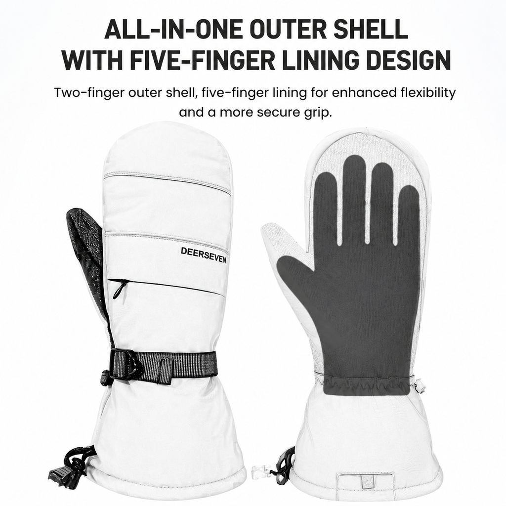 Kevlar Wrist-Guard Snowboard Gloves