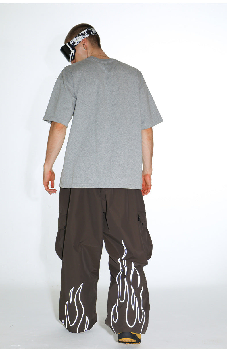 Ember Reflective Cargo Snow Pants model view 8