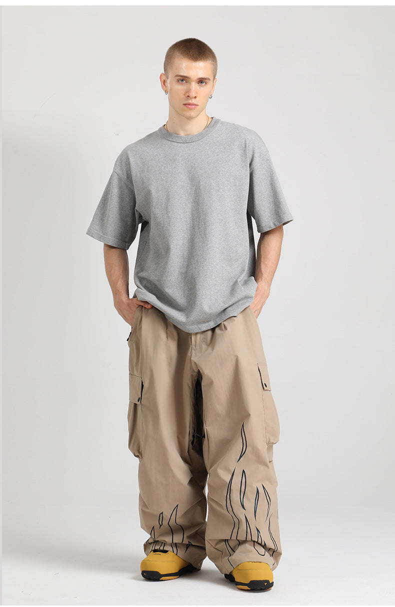Ember Reflective Cargo Snow Pants model view 9