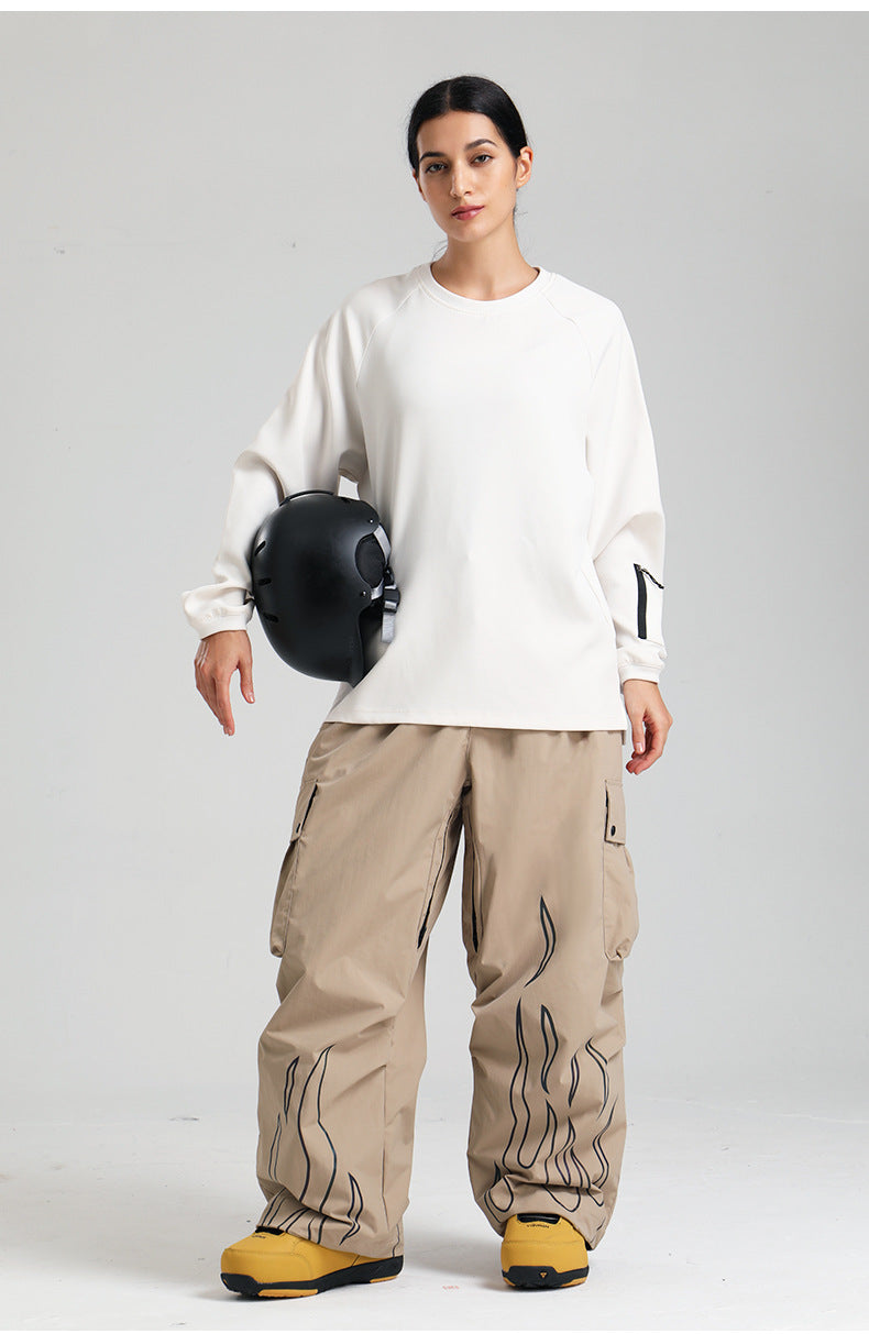 Ember Reflective Cargo Snow Pants model view 10