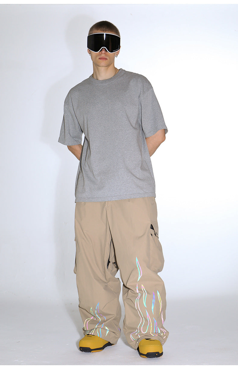 Ember Reflective Cargo Snow Pants model view 11