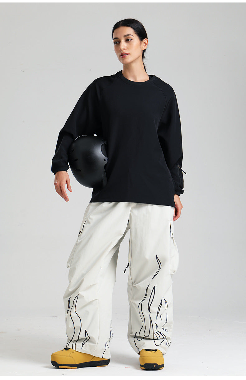 Ember Reflective Cargo Snow Pants model view 14