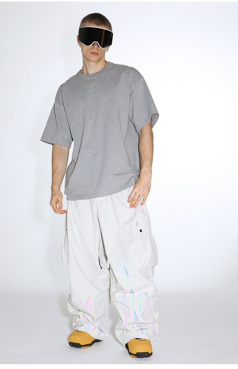 Ember Reflective Cargo Snow Pants model view 15