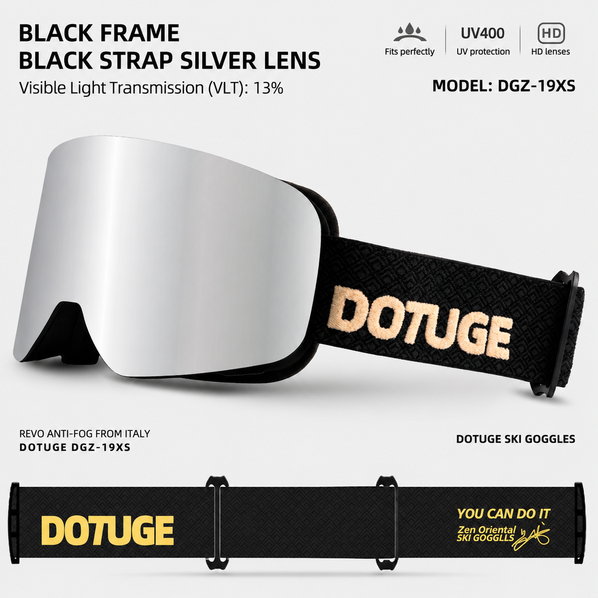 Peak Magnetic-Lens Ski Goggles