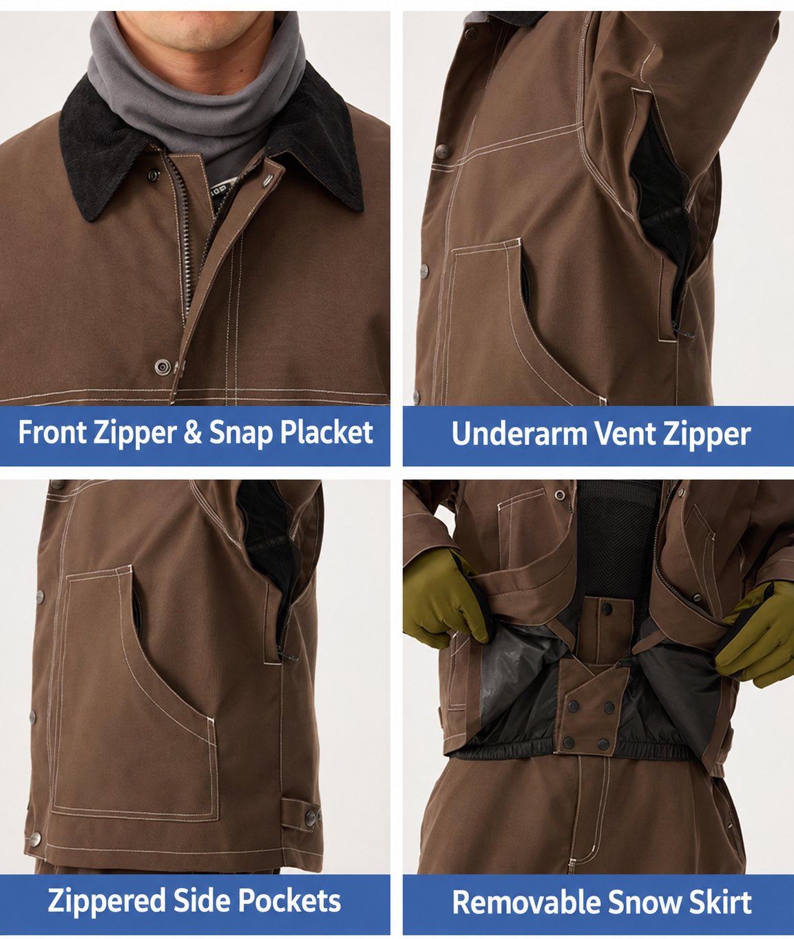 Forge Utility Snow Set — jacket entry pocket guide