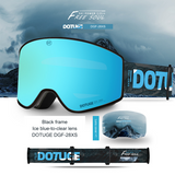 Black Frame / Ice Blue-to-Clear Lens