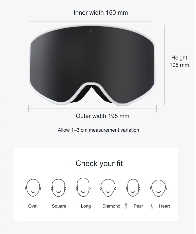 Halo Photochromic Ski Goggles