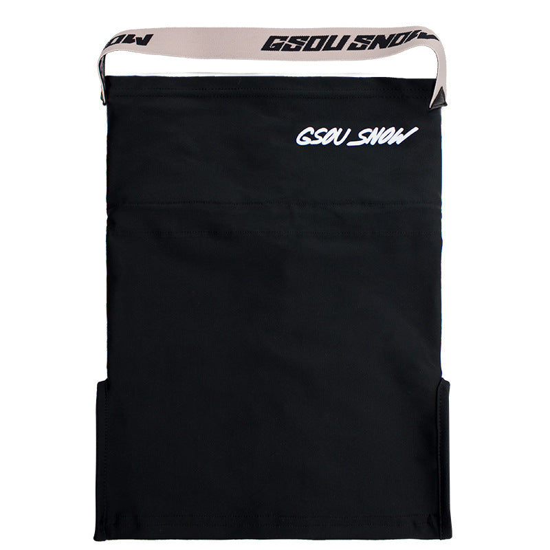 Motion Adjustable Snow Face Cover — Pink Trim front color image