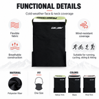 Motion Adjustable Snow Face Cover — Functional details