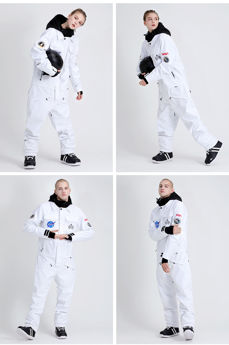 Orbit Patch Utility One-Piece Ski Suit — detail view 8