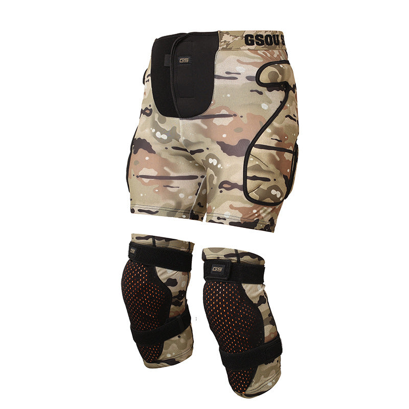 Park Padded Snow Protection Set — Birch Camo front color image